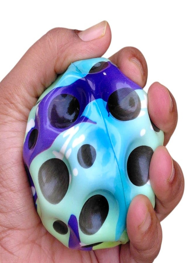 JNil Super High Bouncing Ball, Moon and Space Balls for Kids and Adults, Improve Hand-Eye Coordination, Easy to Grip (Green) - Image 4